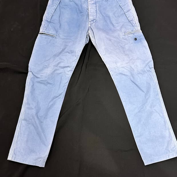 빈티지 스톤아일랜드 라이트 블루 카고 팬츠 32