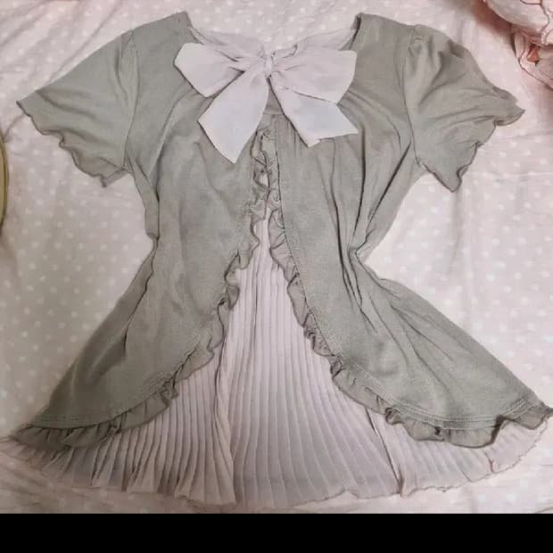 엑시즈팜 대대장 희귀 고전 프릴 반팔 로걀탑 히메갸루 라떼갸루 리즈리사