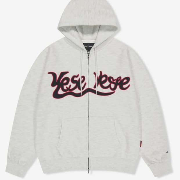 예스아이씨 후드집업 라이트그레이