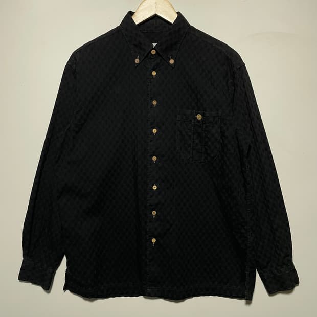 Santa Fe 산타페 올드스쿨 자카드 블랙 셔츠 