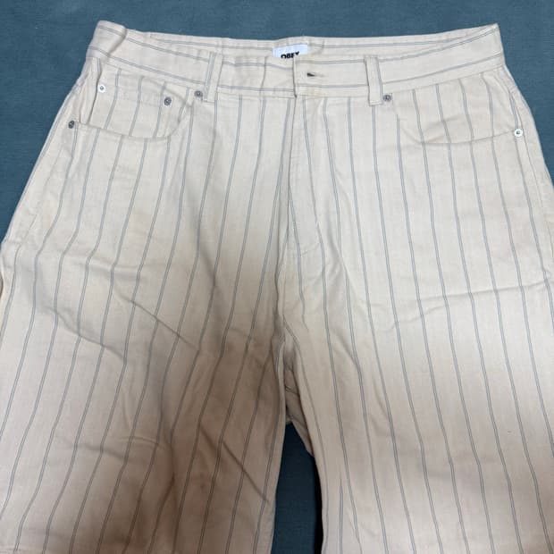 오베이 스트라이프 셋업 쇼츠 36