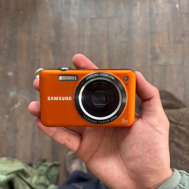 삼성 블루 es75 디지털카메라