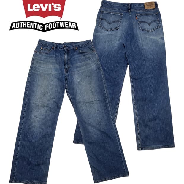 (34) 리바이스 오렌지탭 와이드 데님팬츠 levis 리바이스 청바지