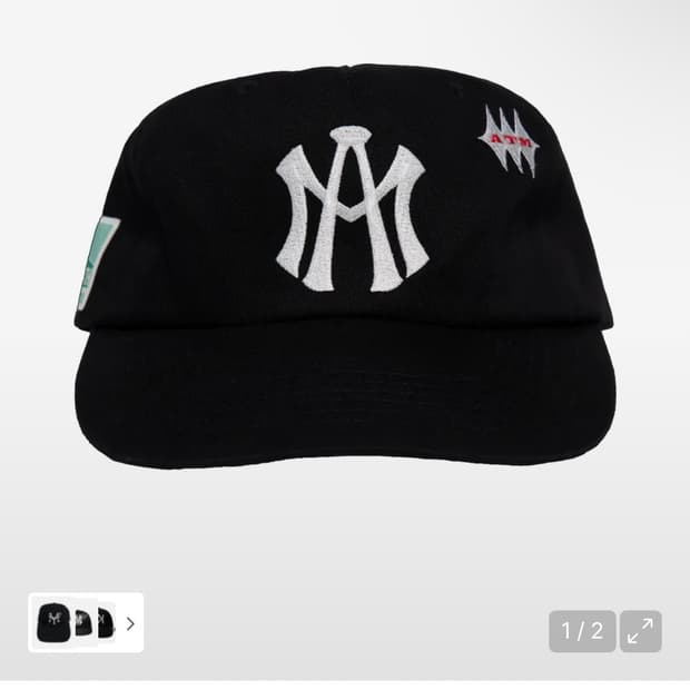 새상품) 애프터매스 볼캡 블랙