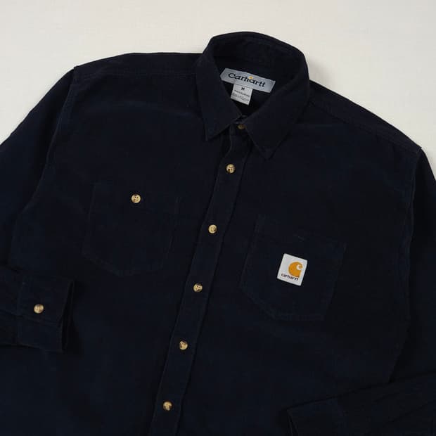 M(95) 칼하트 리워크 코듀로이 셔츠 네이비