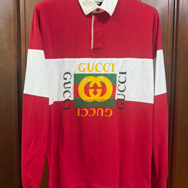 [m] 구찌 폴로 럭비 롱슬리브