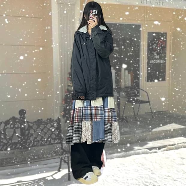 나이키 투웨이 헤비 점퍼 