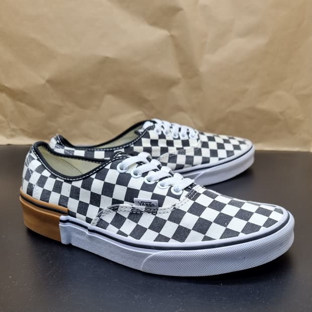 반스 체커보드 검솔 남성스니커즈275