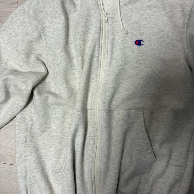 Champion 후드집업 오트밀 L