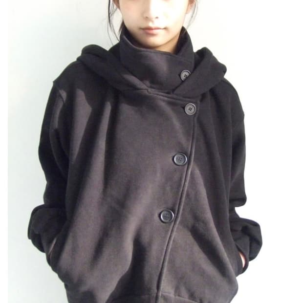 오스하이 오쉬하이 HighNeck Hood Zip Up 코트 후드집업