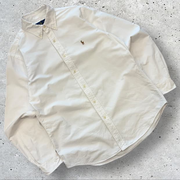 [M] 폴로 랄프로렌 클래식핏 옥스포드 셔츠 화이트 D351