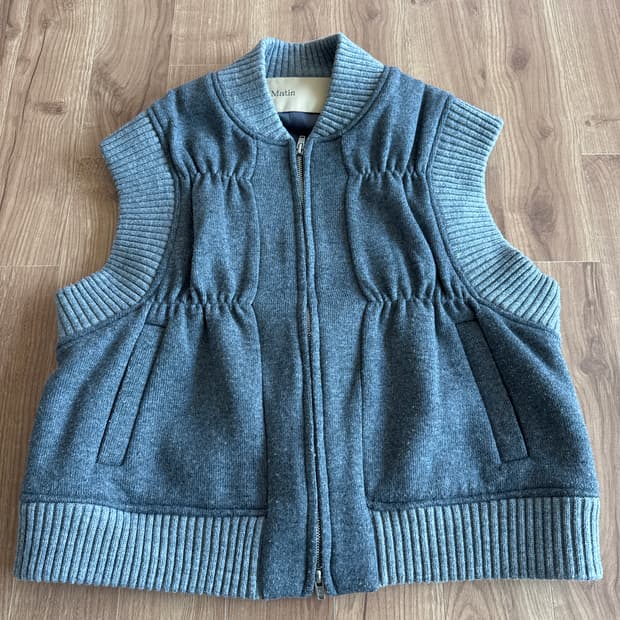 마뗑킴 니트 베스트 