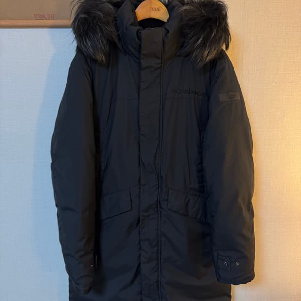 [L]아이더 자민 구스다운 라쿤퍼 롱패딩