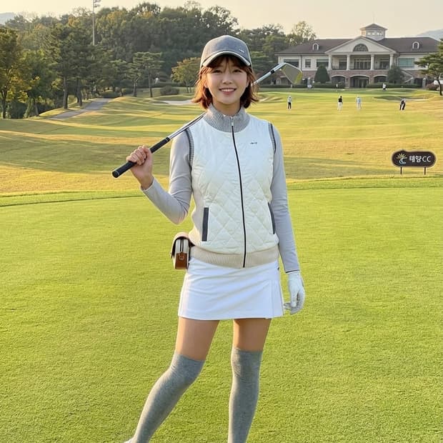 LOUIS CASTEL 루이까스텔 패딩 니트 조끼