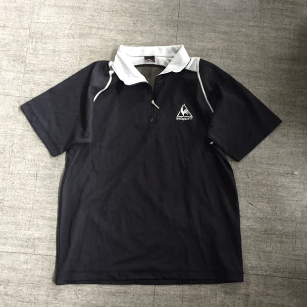 Lecoq 르꼬끄 올드스쿨아메카지스트릿 범고래 반팔카라티셔츠