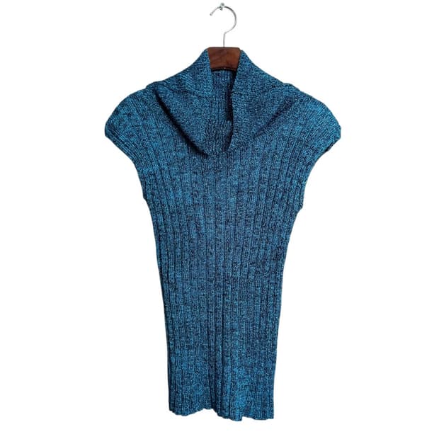 dorothee bis 카울 넥 캡 슬리브 니트