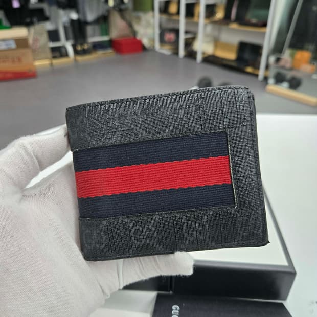 [50%할인] 구찌 웹삼선 반지갑