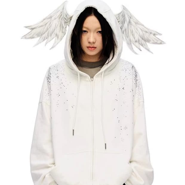 CFIERCE STARLIGHT ANGEL HOODIE 씨피어스 천사후드