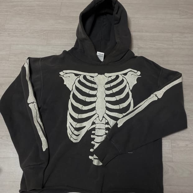 세인트미카엘 X 브이론 후드 M saint michael x vlone