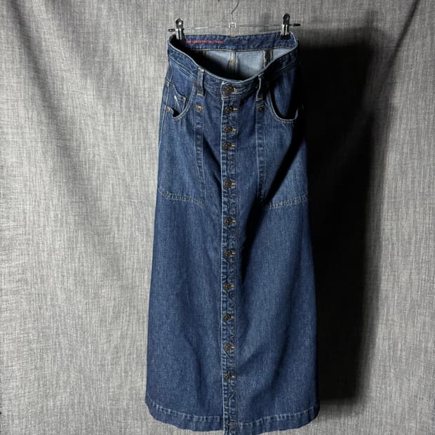 디젤 데님 롱스커트