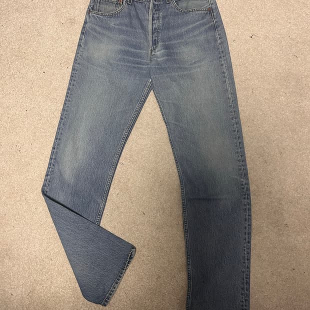 90s리바이스501 중청워싱 32/34