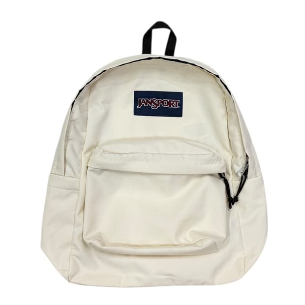 잔스포츠 빈티지 슈퍼브레이크 코코넛 화이트 백팩 가방
