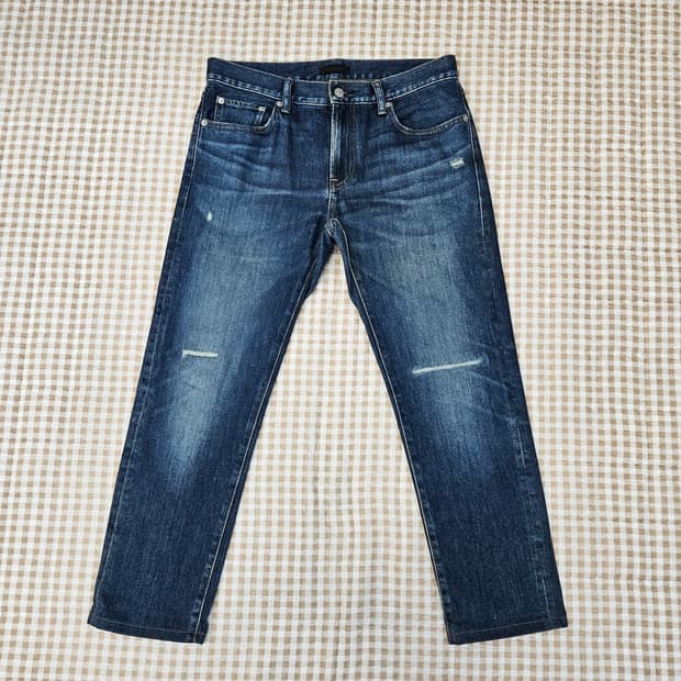 유니클로 스판 데님 청바지 남자32