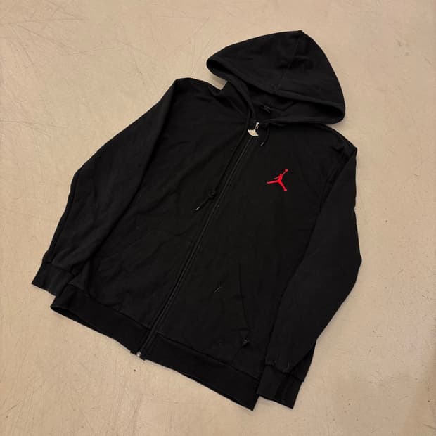 조던 점프맨 로고 후드집업