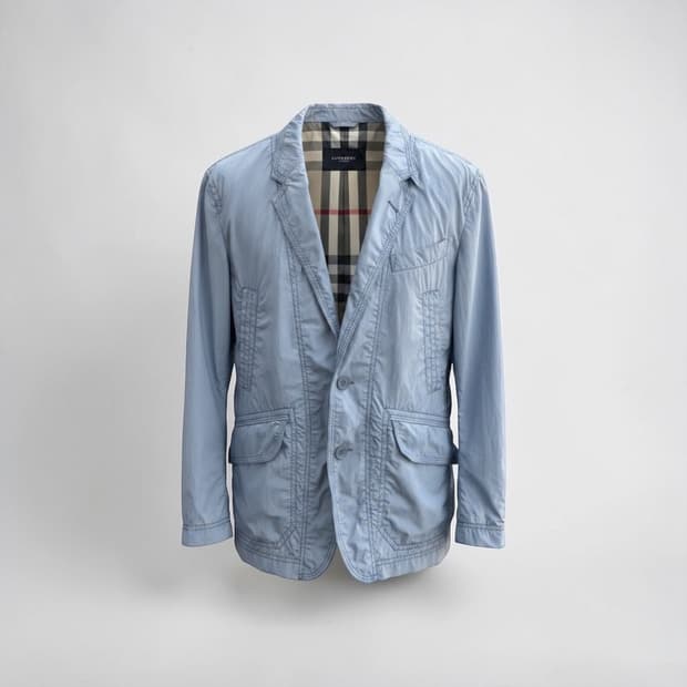 .M/ 버버리 가먼트다이드 아사코튼 블레이저 자켓