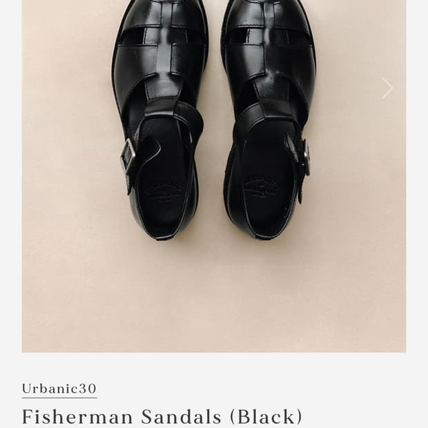 얼바닉 피셔맨샌들 블랙 230 팝니다
