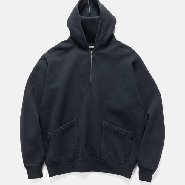 아프레쎄 26ss 빈티지 하프 집 후디 4사이즈