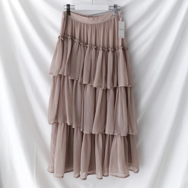 frill cancan sha skirt 