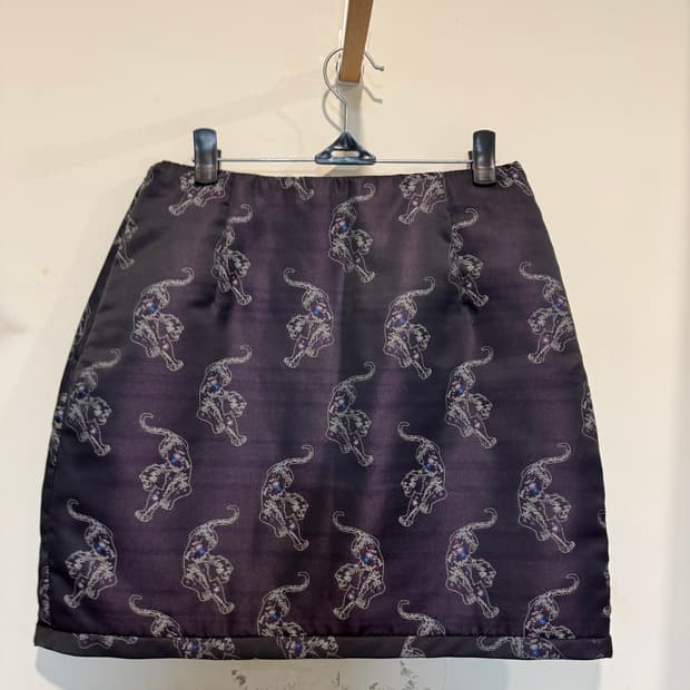 산드로 퀼팅 스커트 