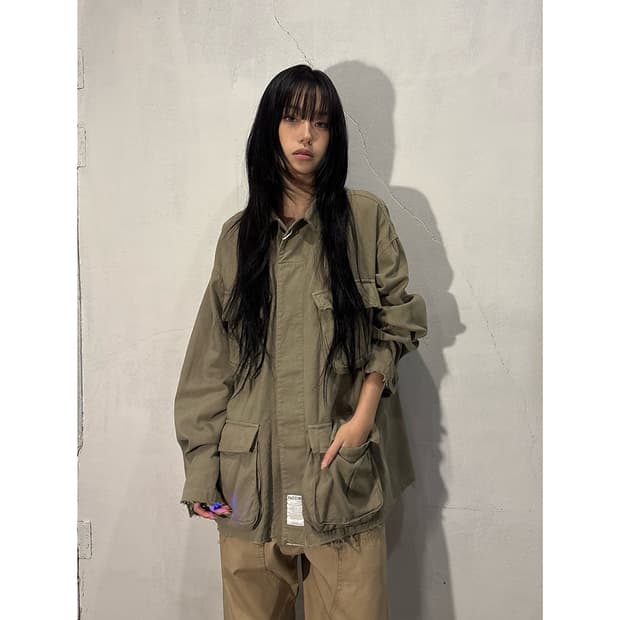 FACCIES Silk Nep Fatigue Jacket