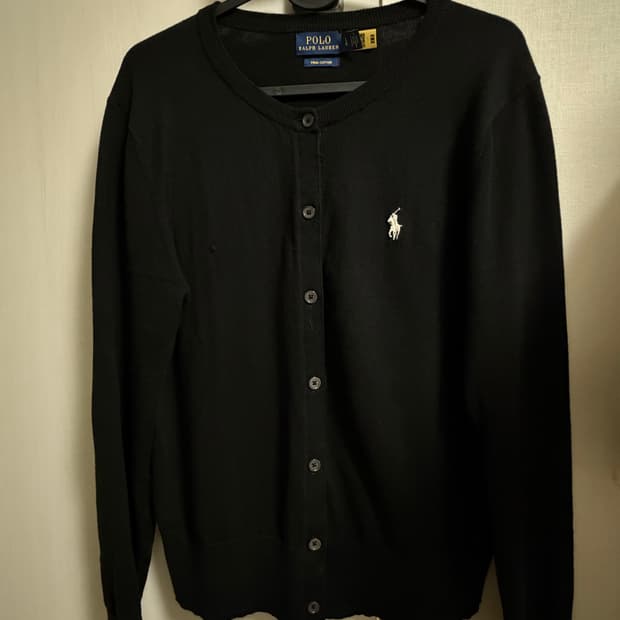 폴로 블랙 가디건