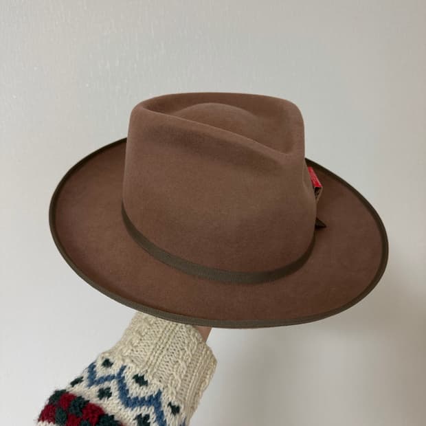 카멜 울 펠트햇 페도라 판매 레이버 유니언 Labour union