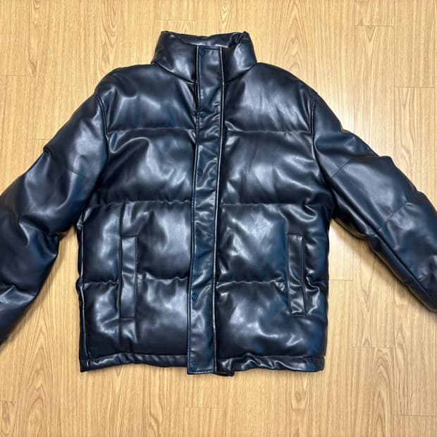 자라 Zara 가죽 패딩,점퍼