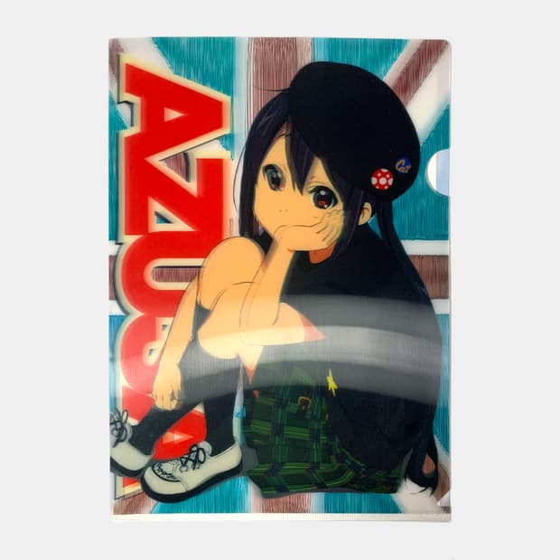 케이온 렌티큘러 클리어 파일