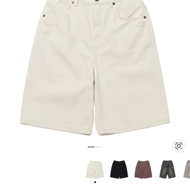 미스치프 버뮤다 팬츠 크림M