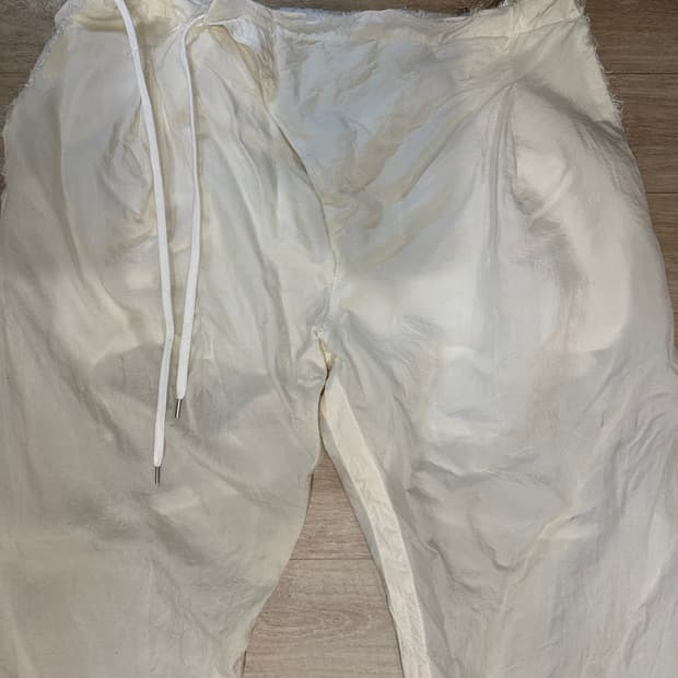 솔로이스트 데끼 실크 랩팬츠 48