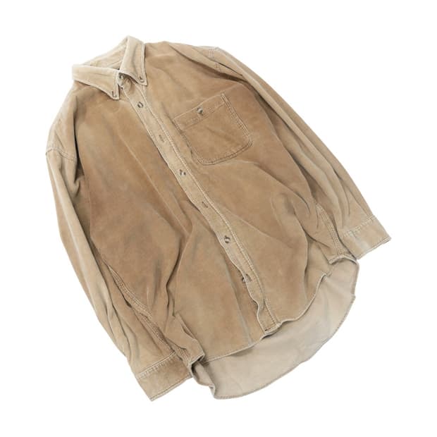 90s 유니클로 페이딩 코듀로이 셔츠