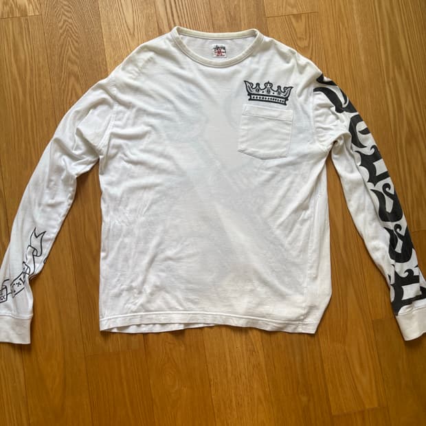 스투시 롱슬리브 m