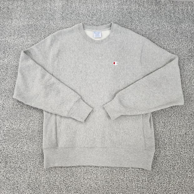[M] 챔피온 위버스리브 스몰로고 그루넥 스웻셔츠 맨투맨 1103JM1
