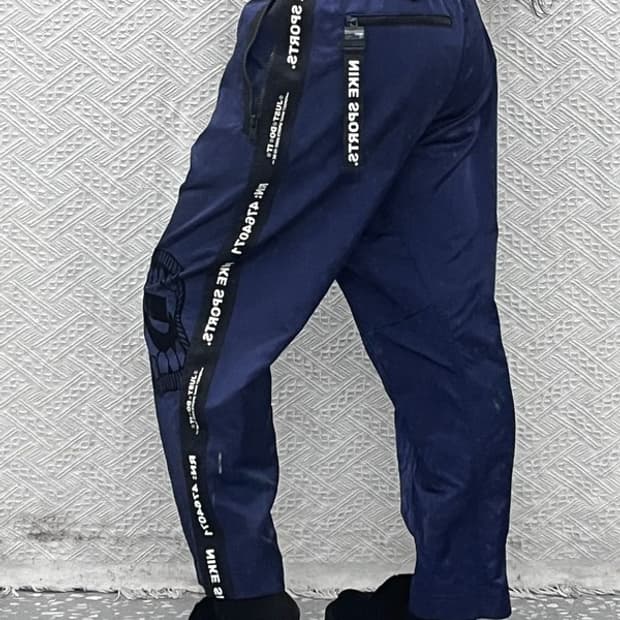 나이키 올드스쿨 발렌타인 사이드라인 바람막이 트랙팬츠 L C09484