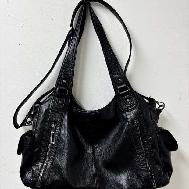 “Vintage” RockChic Mood Black Zipper Det