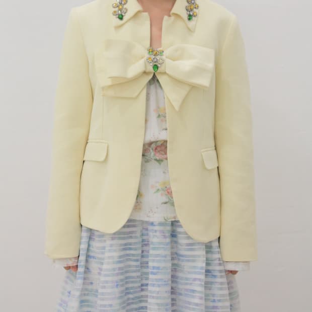 shushu tong crystal ribbon jacket