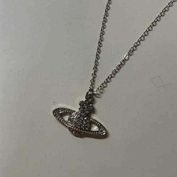 급처 비비안웨스트우드 목걸이 실버