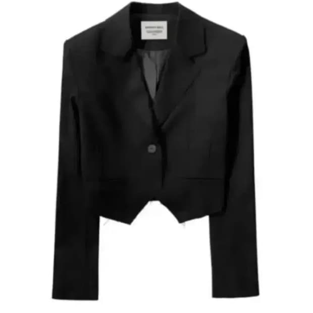 (실사첨부) 보헤미안서울 22fw 컷팅 스펜서 자켓 크롭