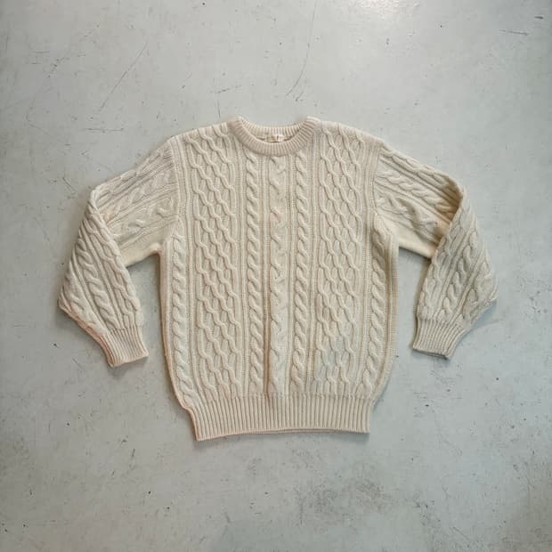 Main Street 빈티지 울 스웨터 니트 L