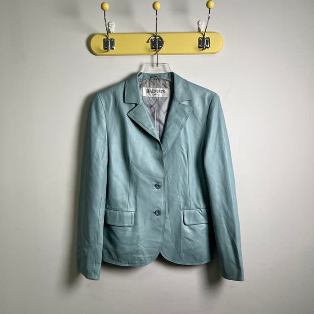 발망 빈티지 양가죽 블레이저 자켓